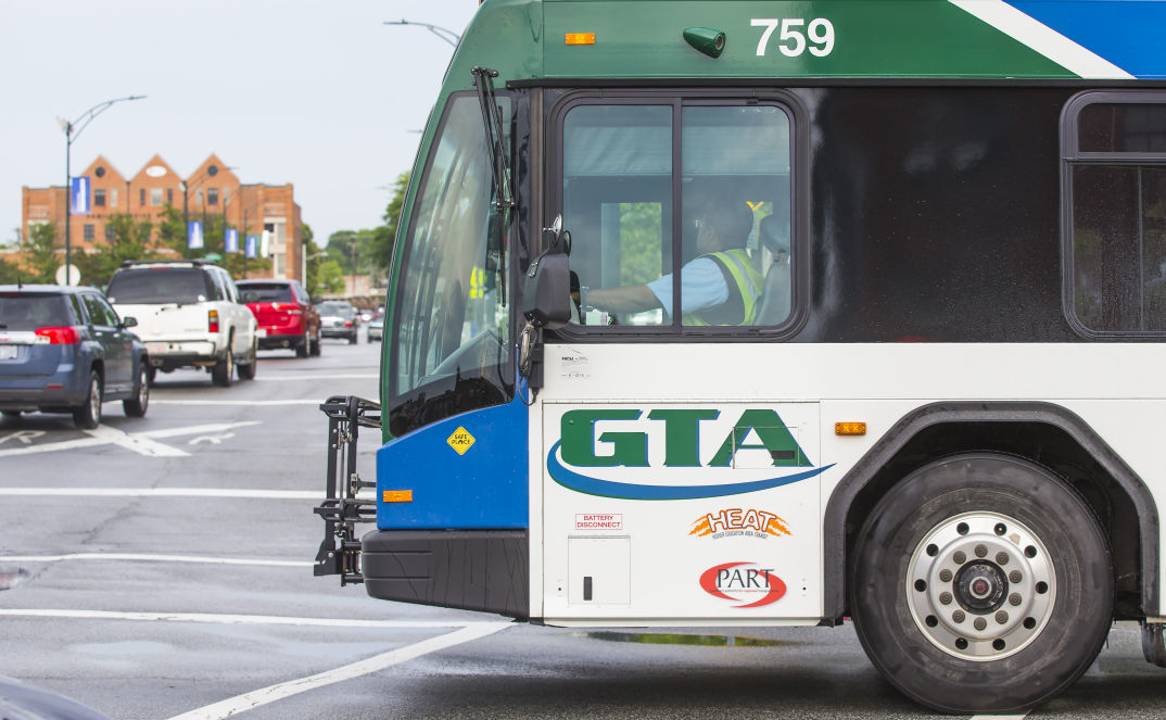 GTA bus downtown