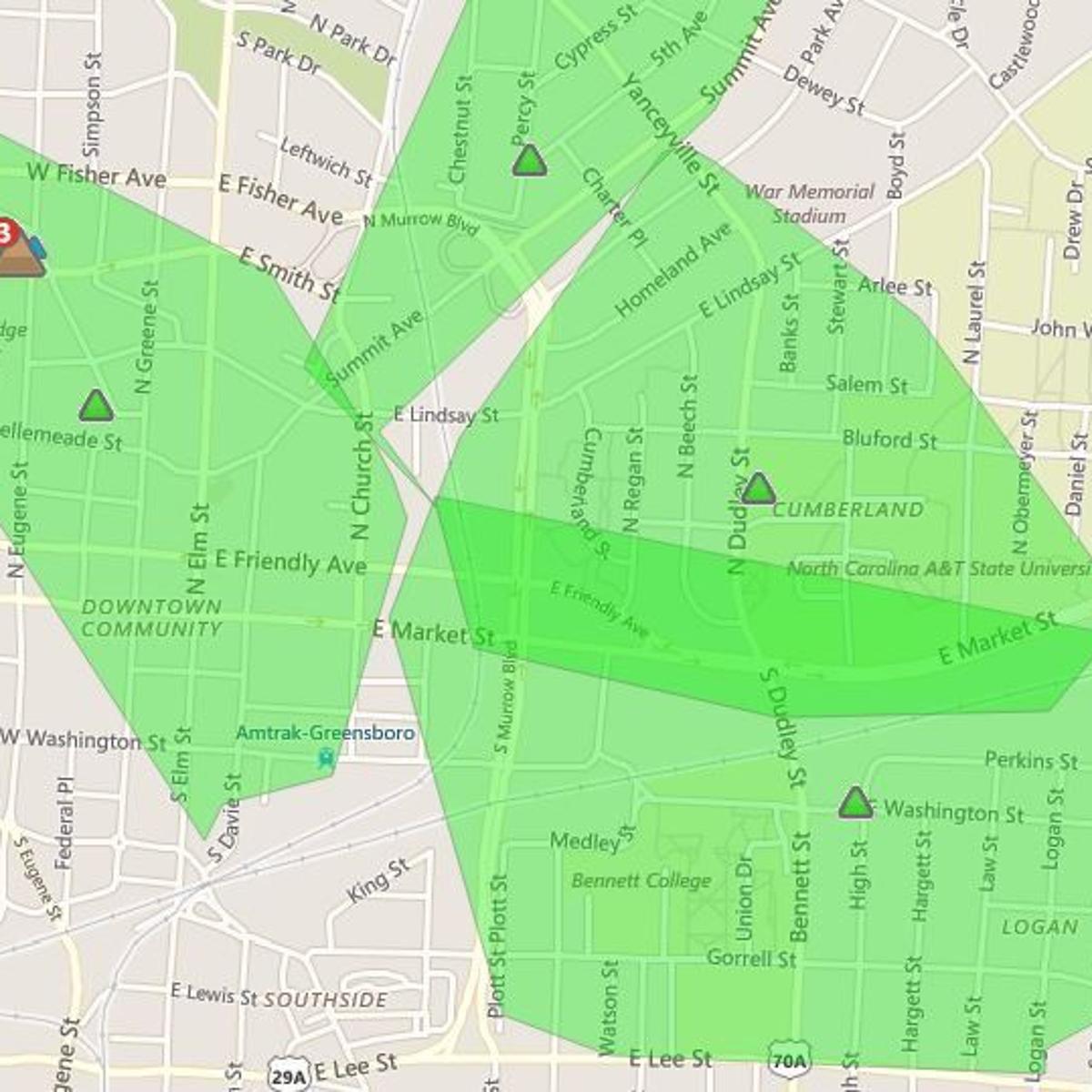 Equipment Problems At Duke Energy Substation Leave 1 200 Without Power Local News Greensboro Com