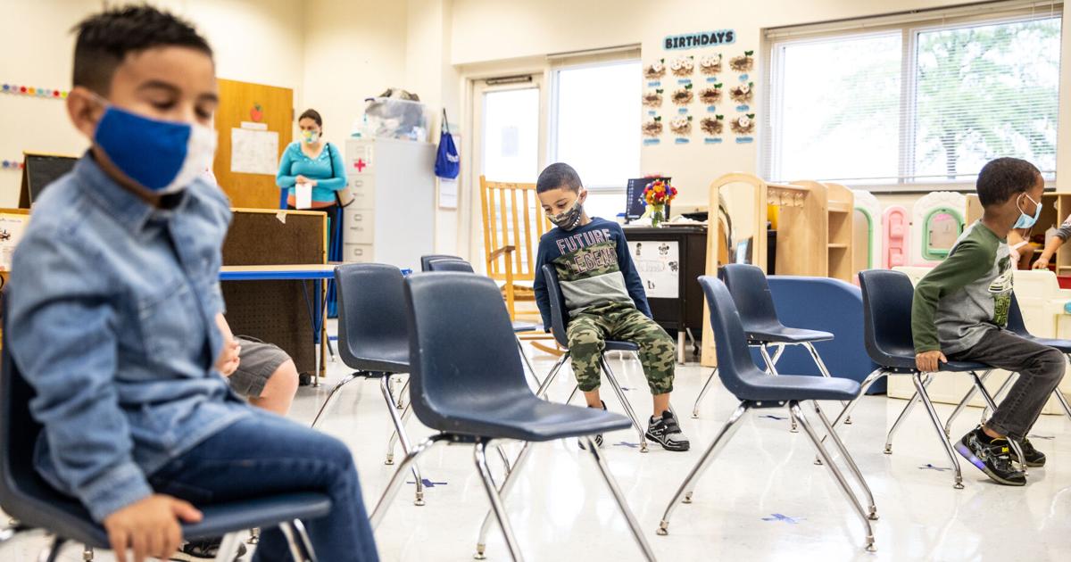 Guilford County Schools preK students pioneer district's return to in