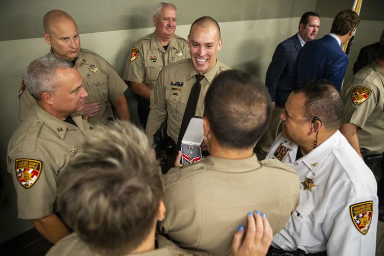 Deputy receives badge of bravery