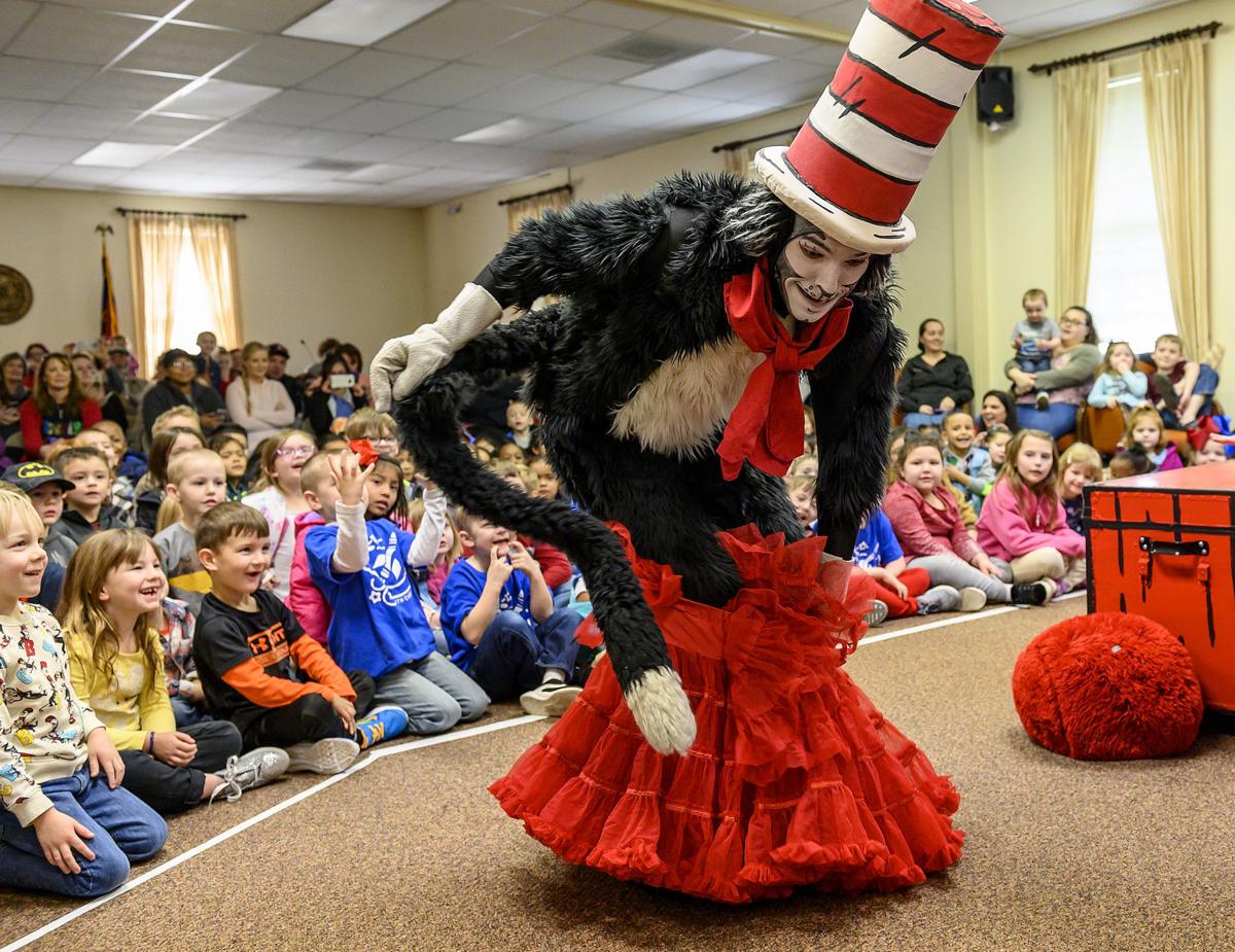 Celebrating Dr Seuss Birthday With A Visit With The Cat In The
