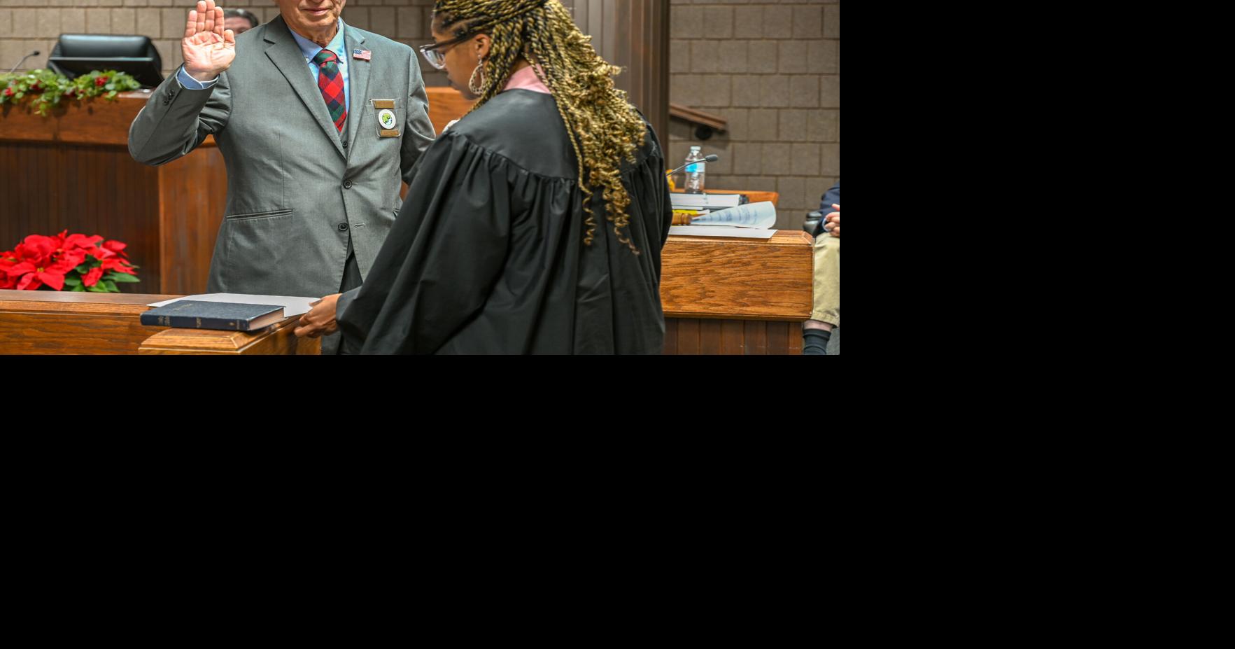 Rockingham County Commissioners swears-in three