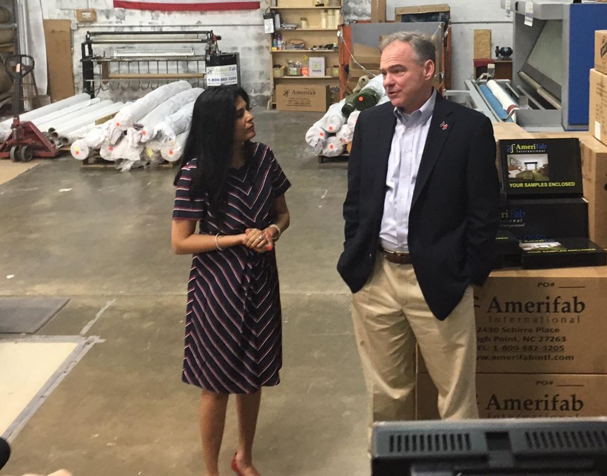 Kaine in High Point