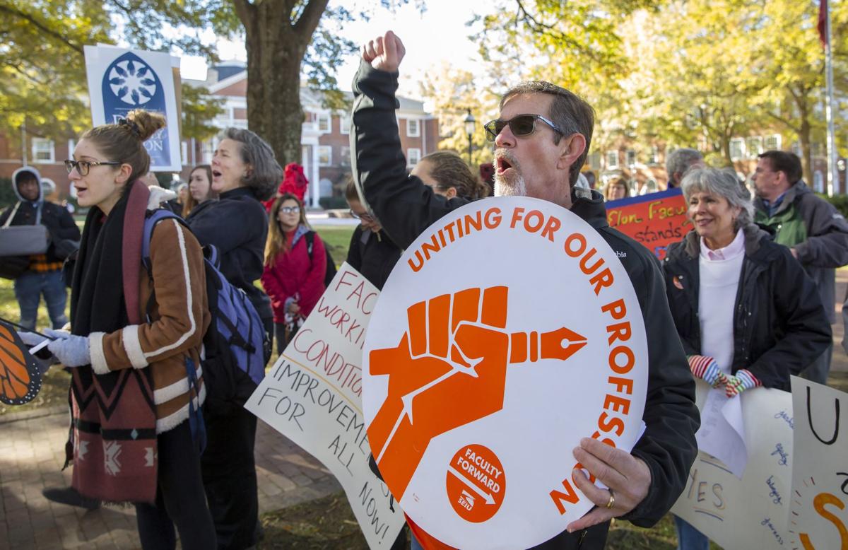 Elon University union protest