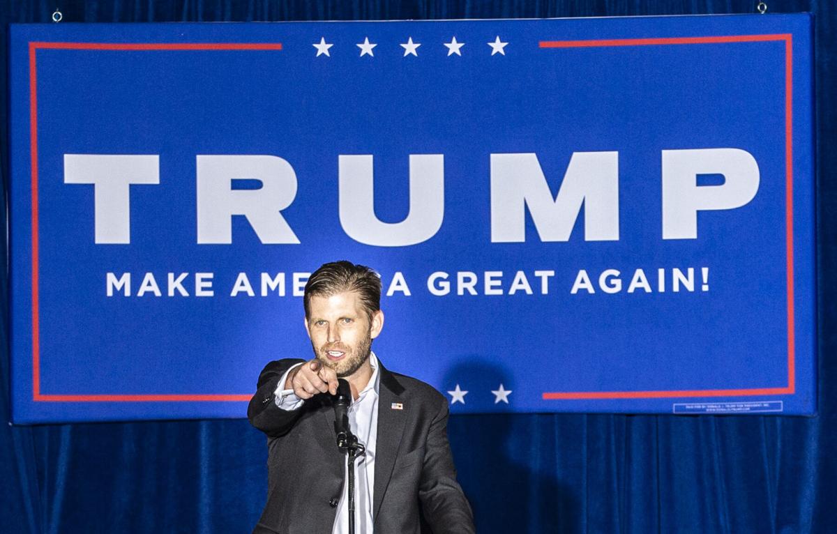 Photos Eric Trump visits Machine Specialties, Inc. in Whitsett