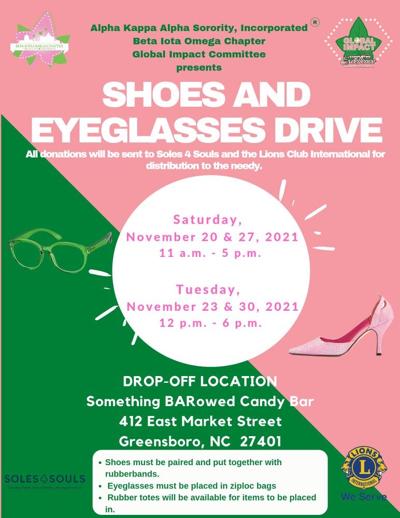 Beta Iota Omega Shoes and Eyeglasses Drive