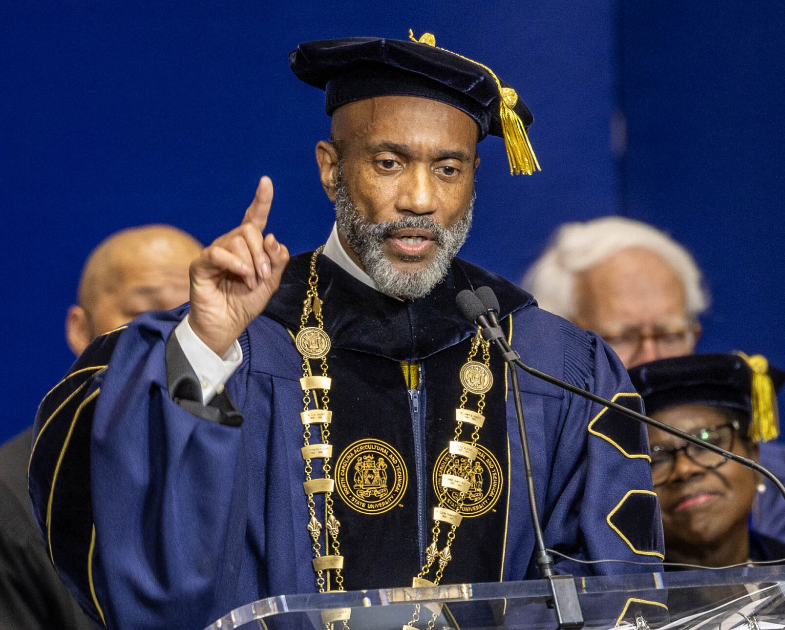 James R. Martin Ii Racing Driver James R. Martin II was sworn in at N.C. A&T's 13th leader