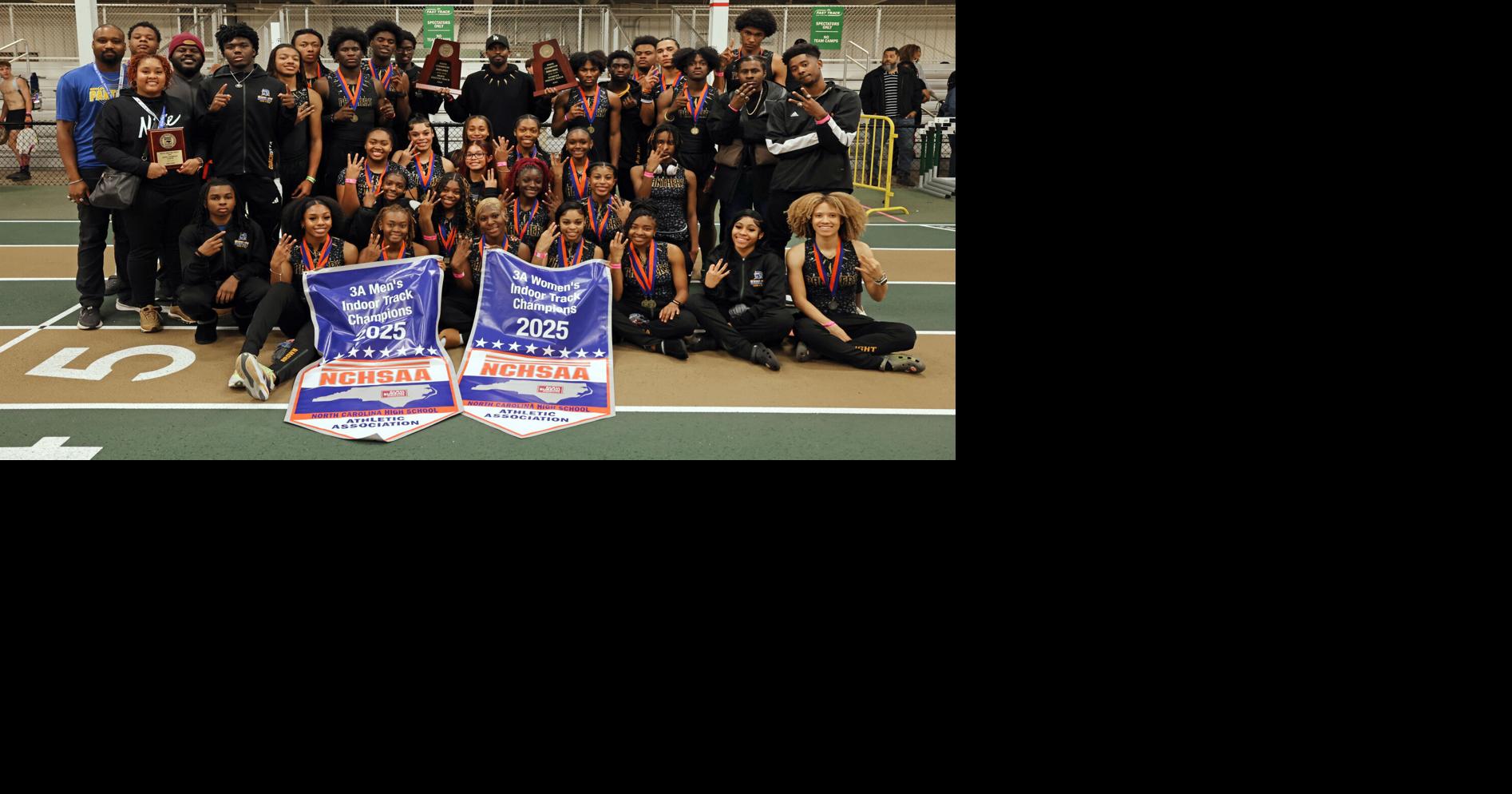 Dudley sweeps the 3A indoor track and field championships