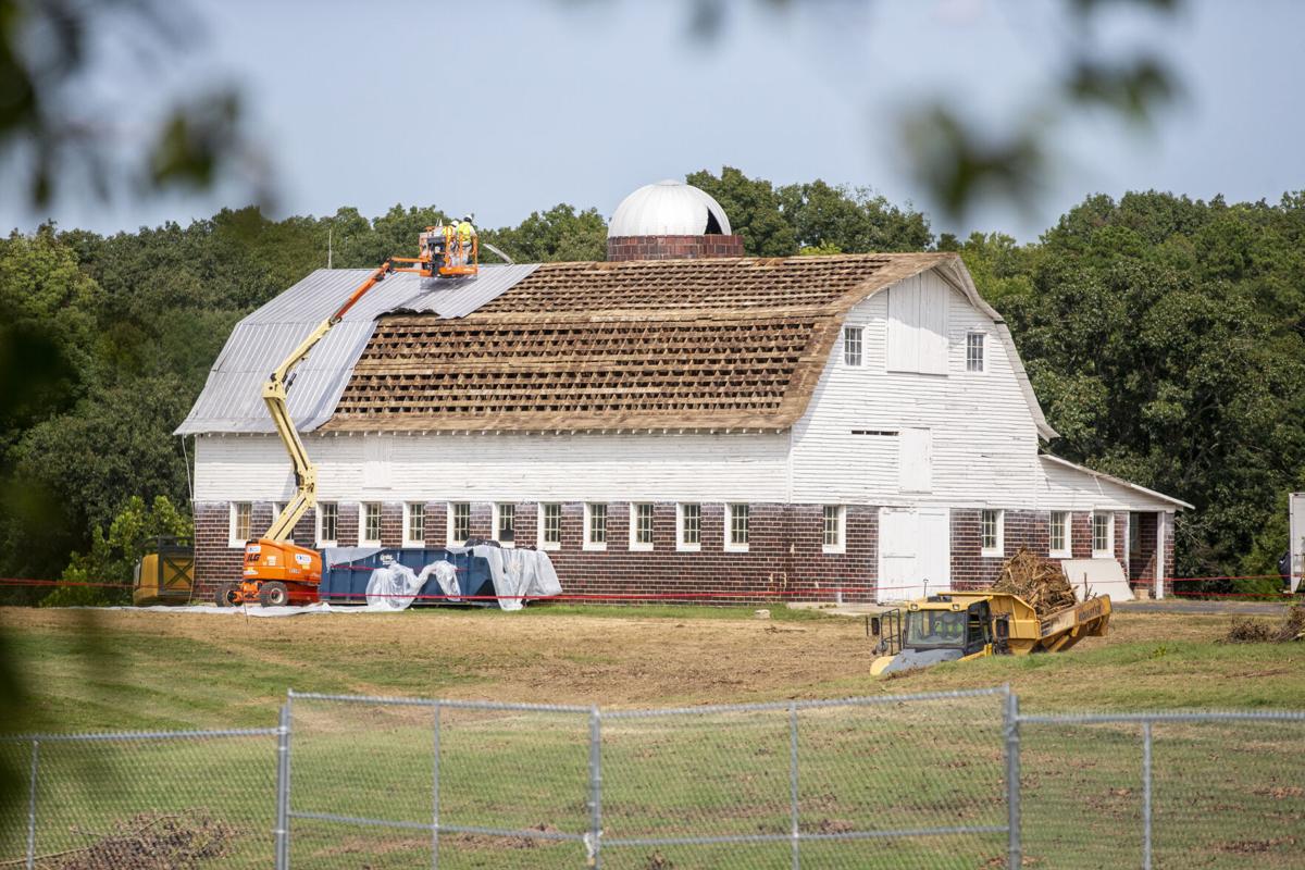 The Landscape Will Never Be The Same Landmark Coble Barn Being Torn Down Local Greensboro Com