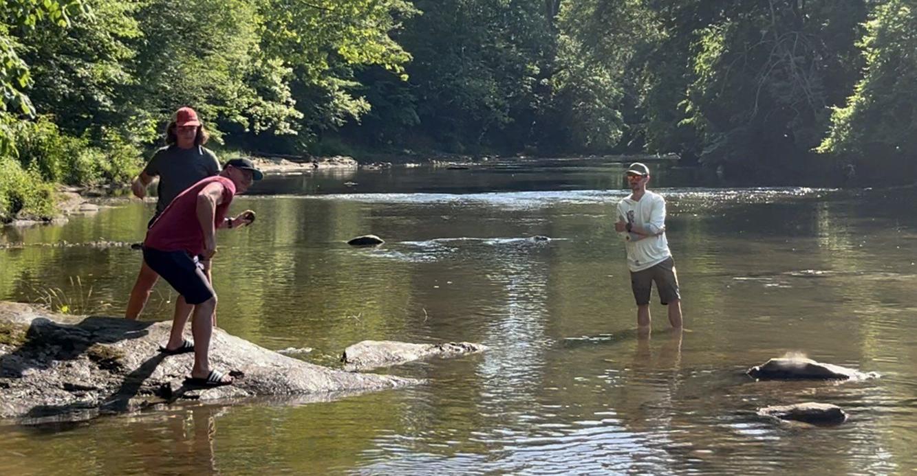 Stone-skipping club forms at Green Heron Ale House, Danbury