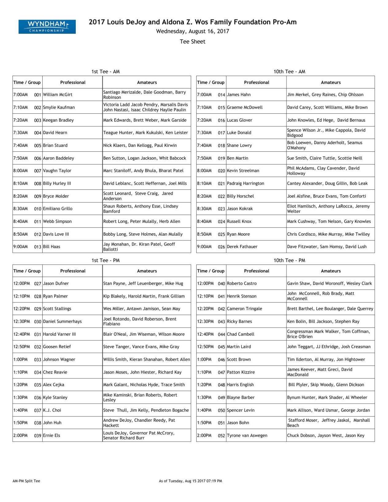 wyndham championship tee times