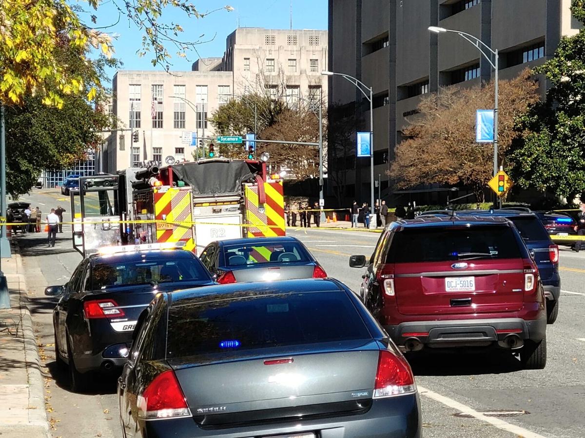 Victim in Greensboro courthouse shooting dies; police continuing to