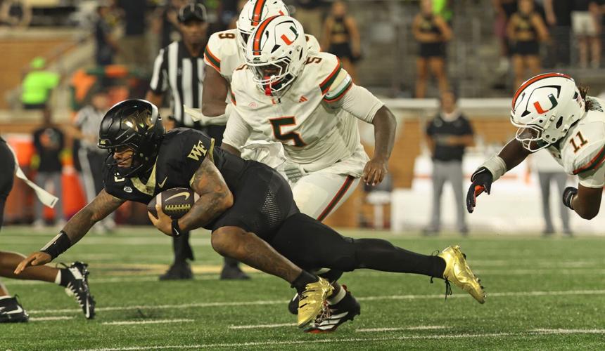 Miami Wake Forest football