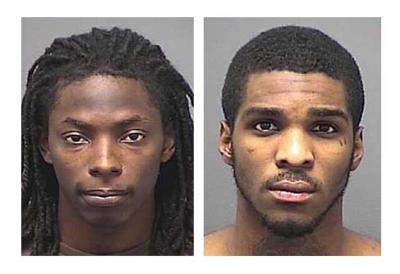 Torvielle Jhakey Johnson (left) and Darien Antonio McIntyre