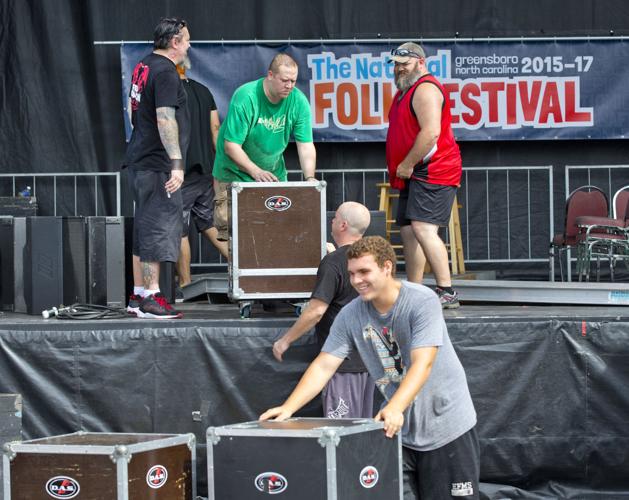 National Folk Festival preparations
