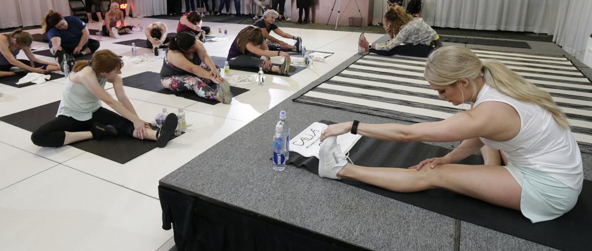 Carrie Underwood Works Out With Fans In Greensboro Ahead Of Tour
