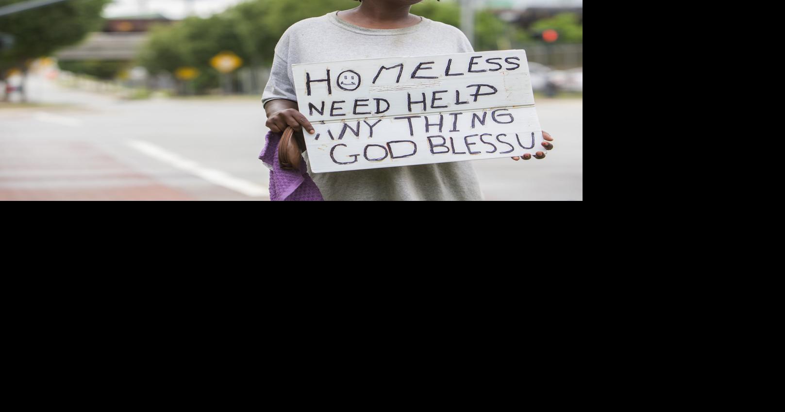 Panhandlers are not 'bums'; they are people in need