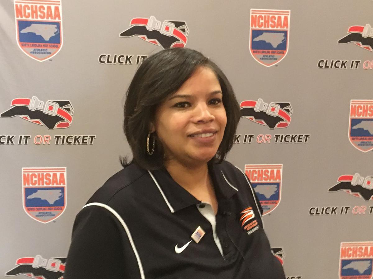 Basketball OneonOne NCHSAA Class 3A girls championship