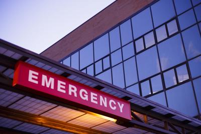 An emergency department sign