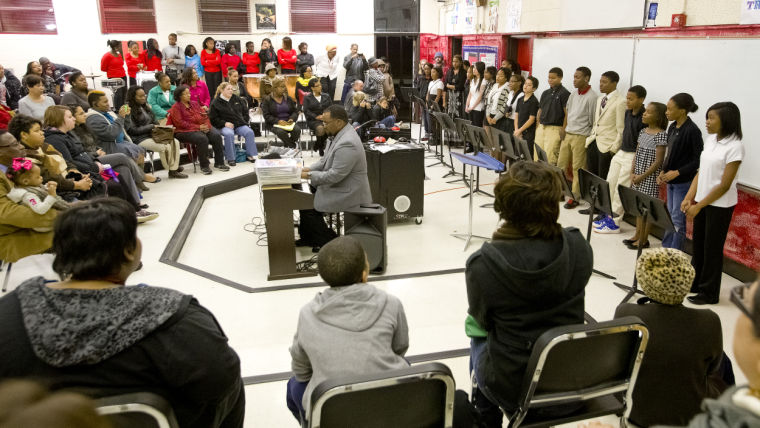 Vigil at Welborn Middle School - Greensboro News & Record: Gallery