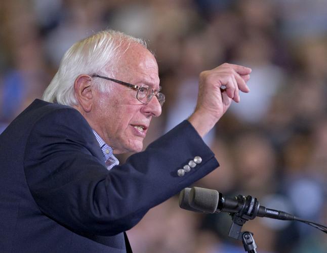 Bernie Sanders campaign rally