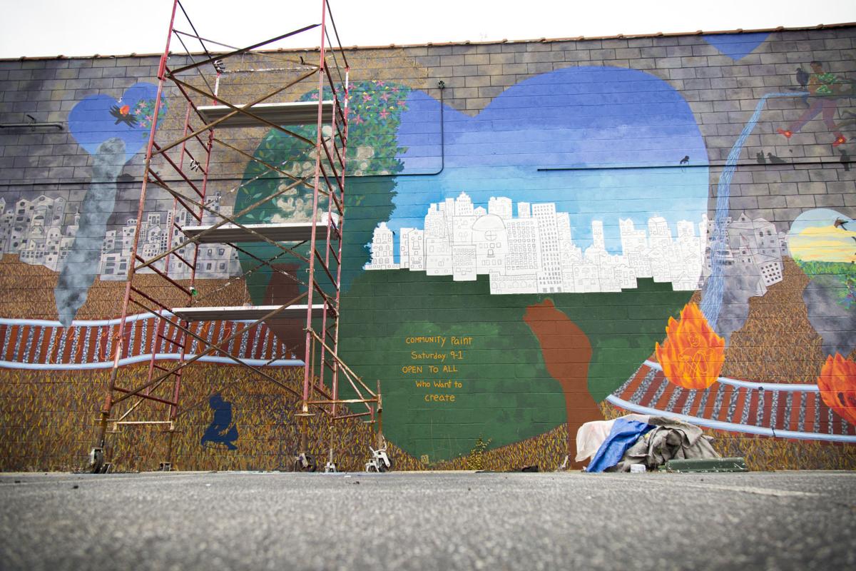 Greensboro Mural Project letters inspire 'Tough Love' 1808 Greensboro