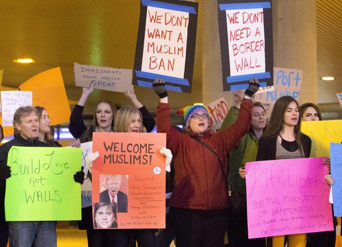 Immigration Protest at Airport