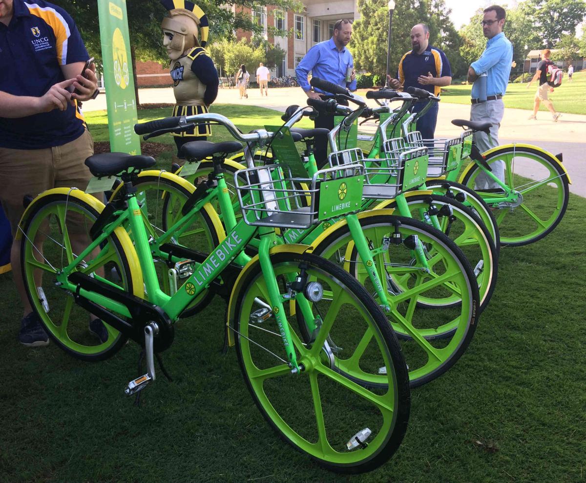 Green machines New bike share program gets its start at UNCG (Video) Education