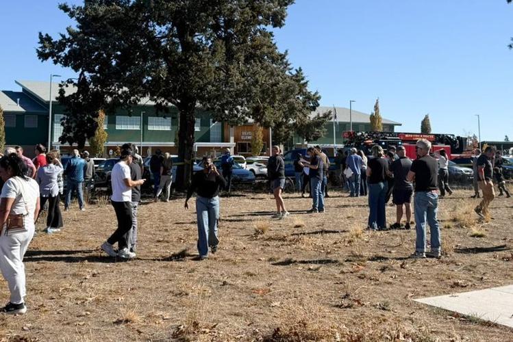 The Bend Police Department responded to a shooting that killed three children and a teacher at Silver Rail Elementary School on Oct. 15 in Bend.