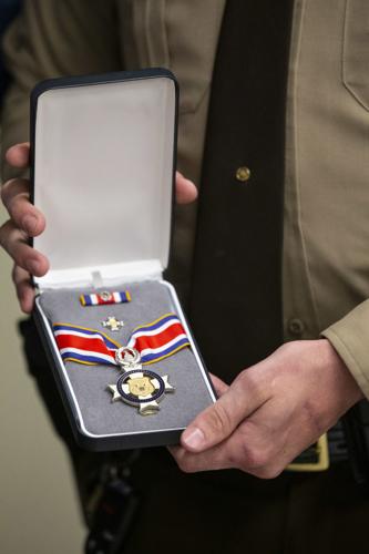 Deputy receives badge of bravery