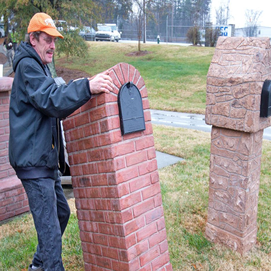 Popular faux brick mailbox Building A Better Mailbox Latest News Greensboro Com