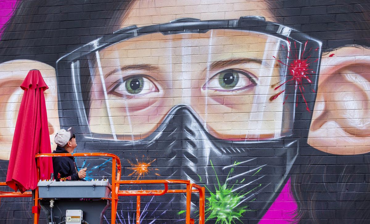 New Mural Takes Shape At Greensboro S Windsor Recreation Center