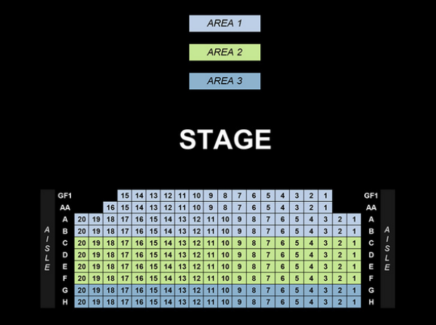 Triad Stage Seating Chart