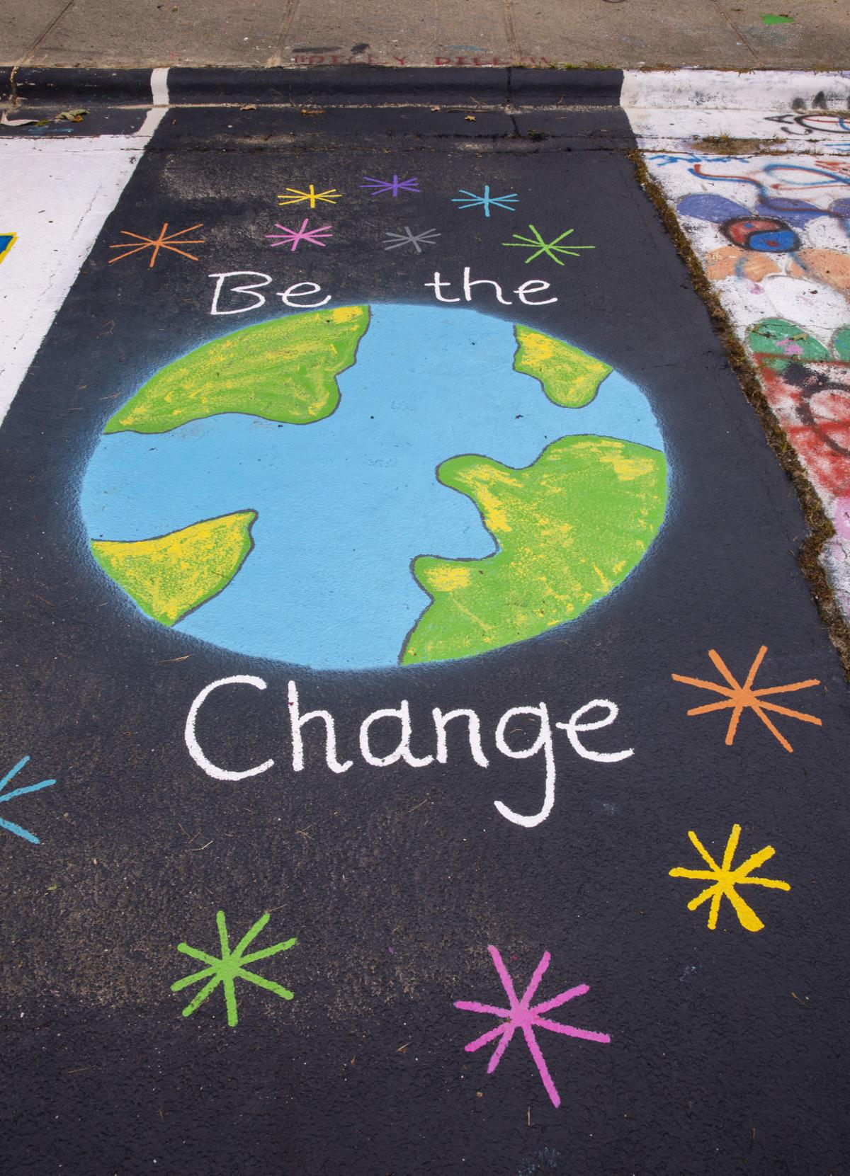 Photos Students Personalize Parking Spaces With Paint Gallery