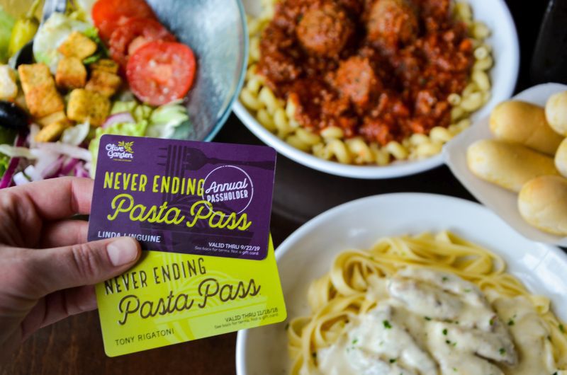 Olive Garden's Never Ending Pasta Passes go on sale today