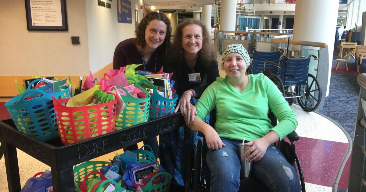 Cancer Busters Amid cancer battle, woman encourages young patients with Boredom Busters