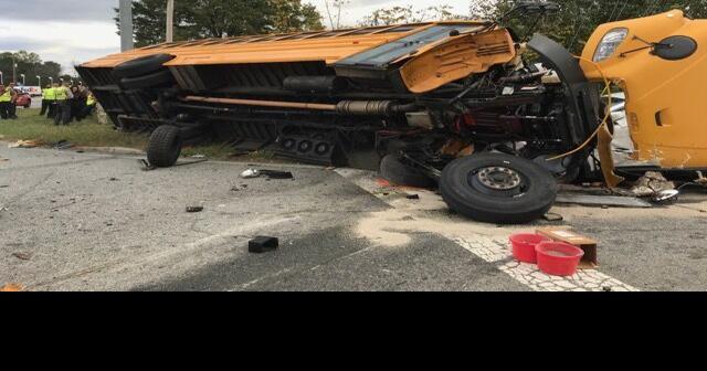 1 dead after truck collides with NC school bus. No children involved in ...