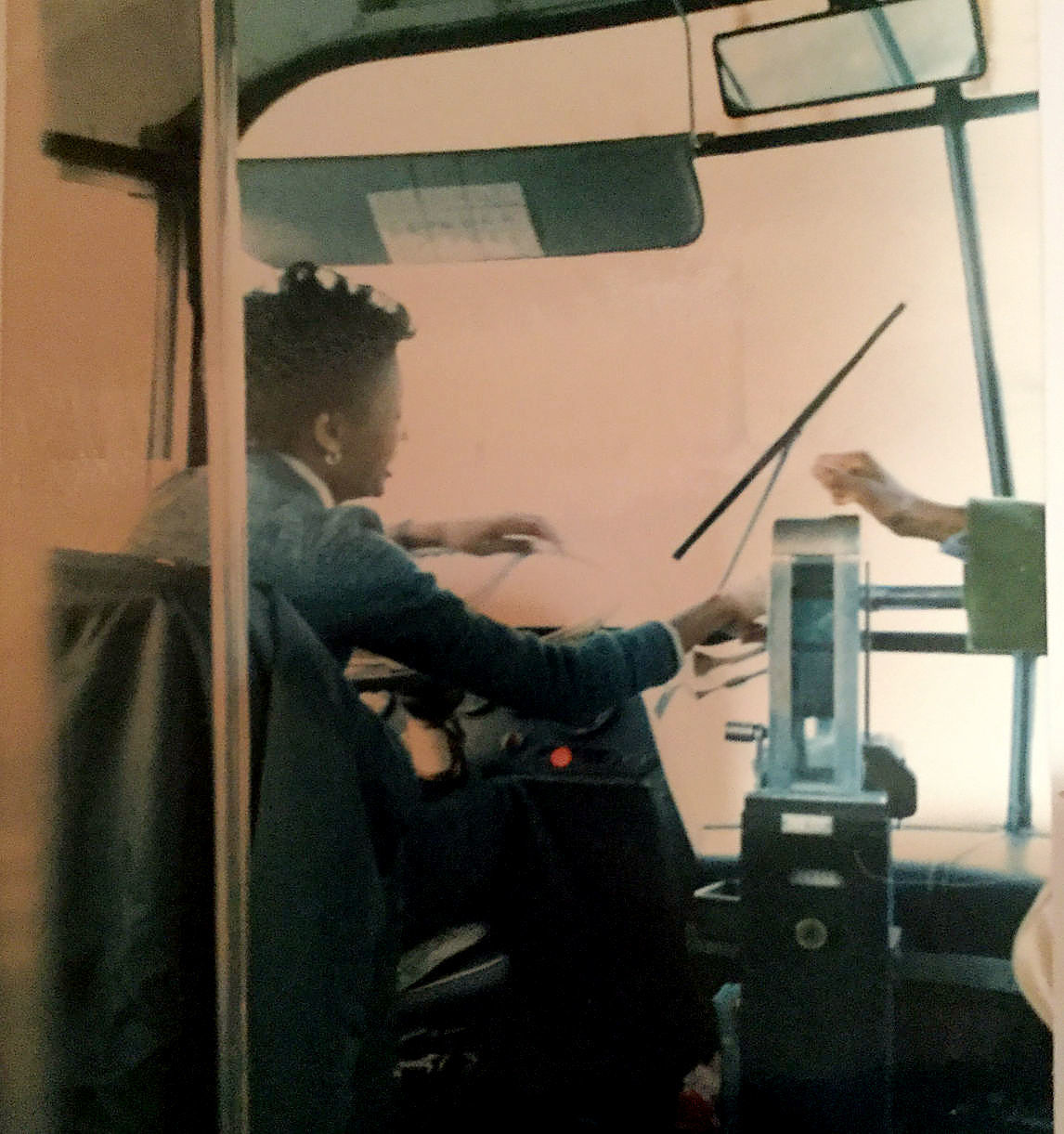 Greensboro's first black female bus driver remains behind the wheel