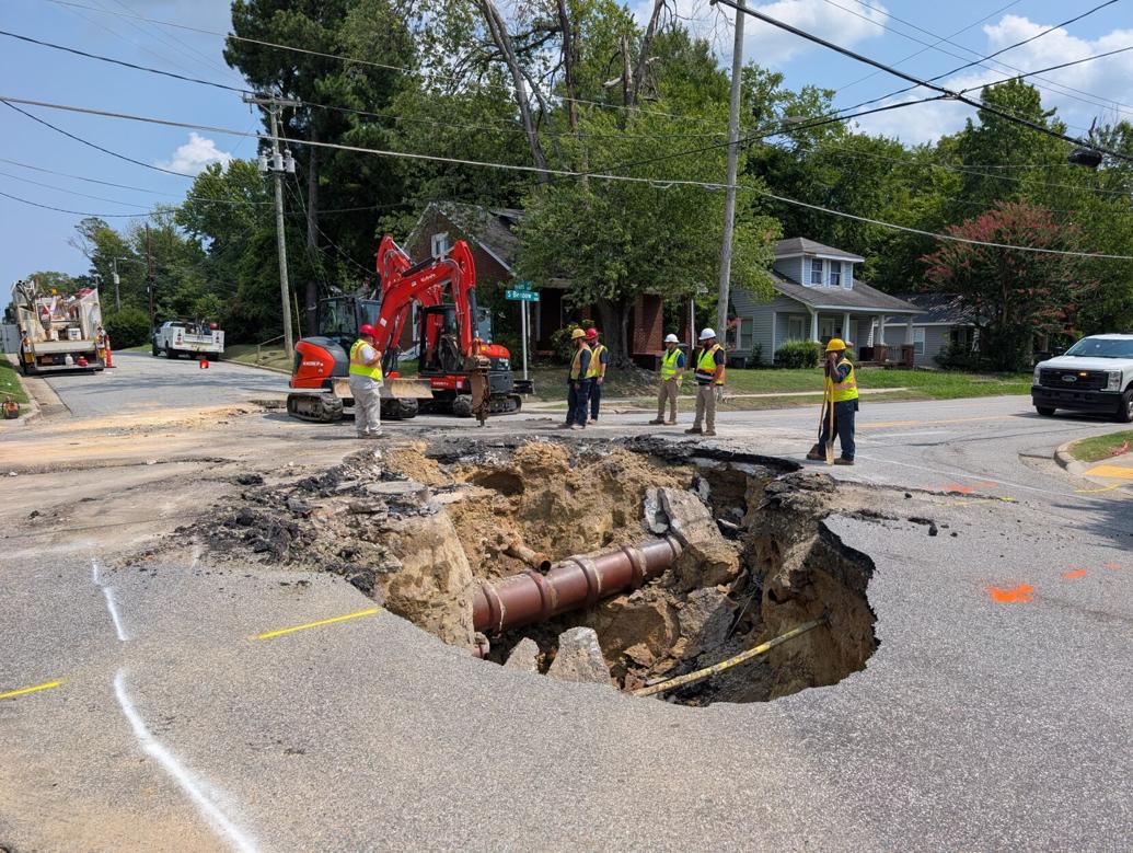Crews to complete sinkhole repairs in East Greensboro