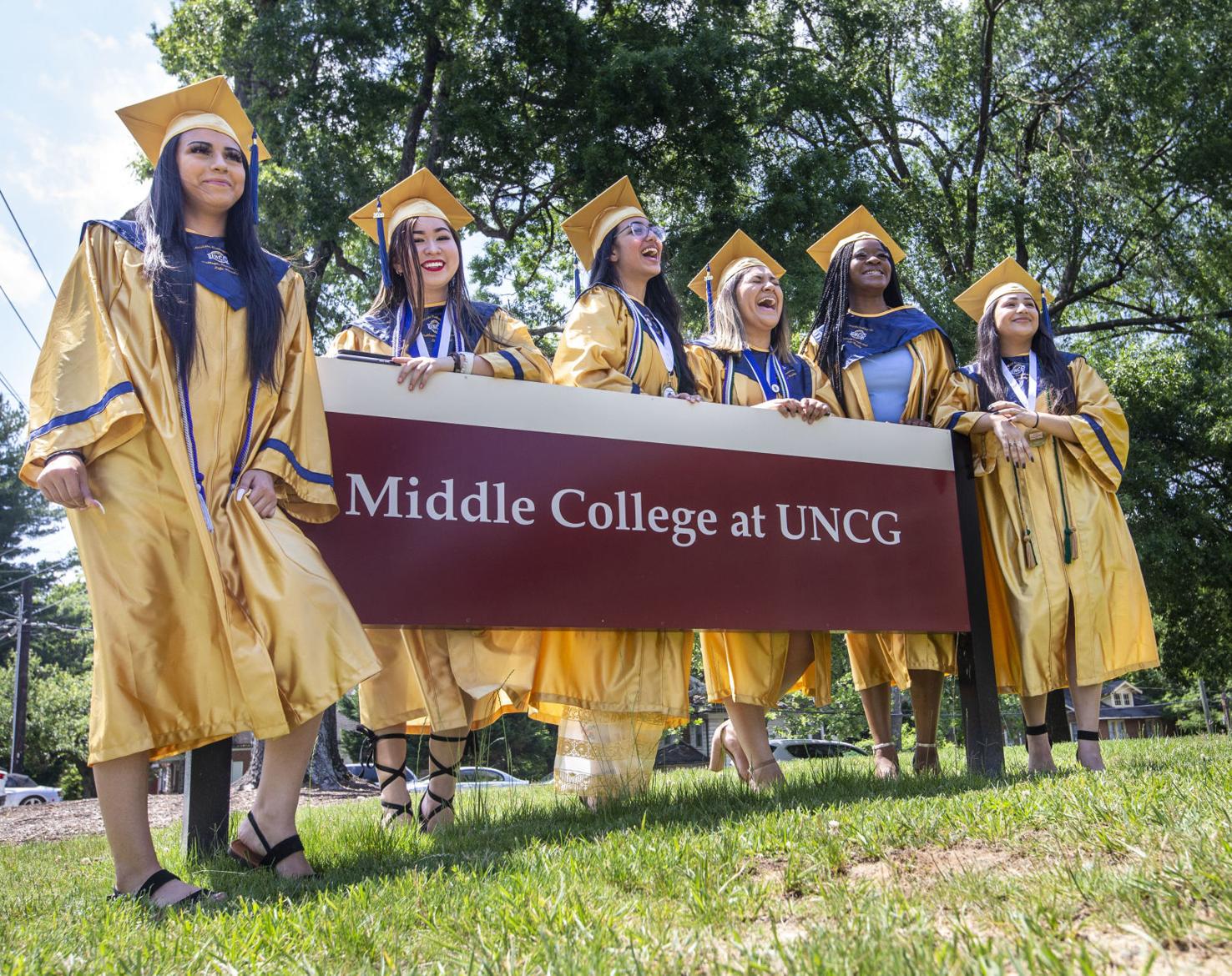 Photos: Drive-thru graduation at The Middle College at UNCG | Gallery