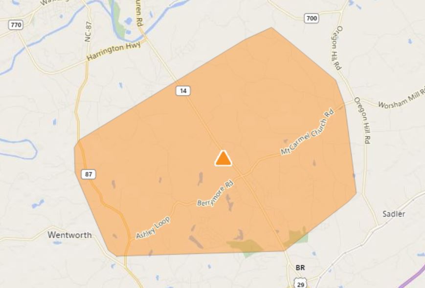 Power Outages Reported In Rockingham County Latest News Greensboro Com