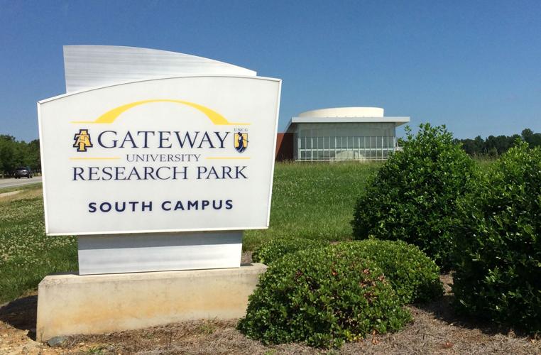 Gateway University Research Park South Campus sign
