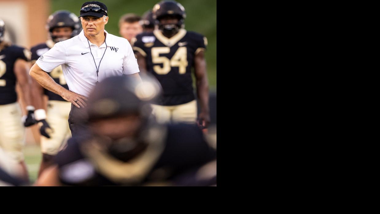 Wake Forest Football Coach Dave Clawson Athletics Director John