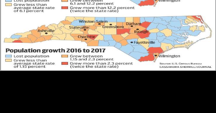 Census: North Carolina's 'burbs are booming, Triad and Triangle come ...