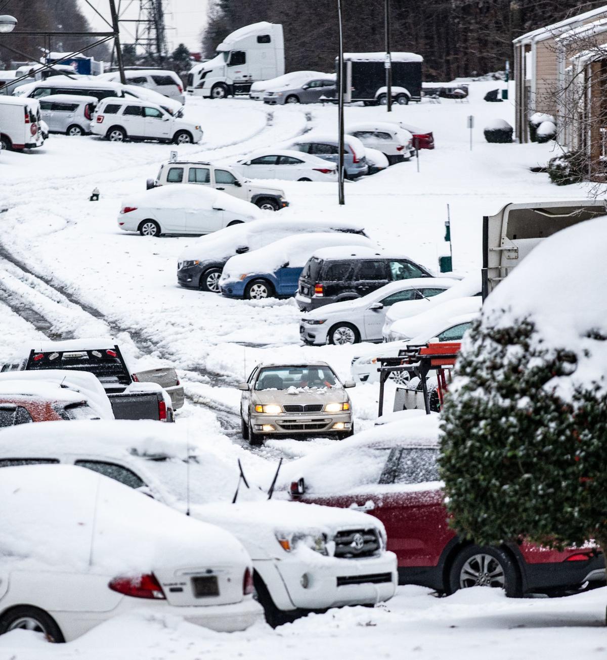 Greensboro Guilford Continue To Dig Out From Major Snow Storm