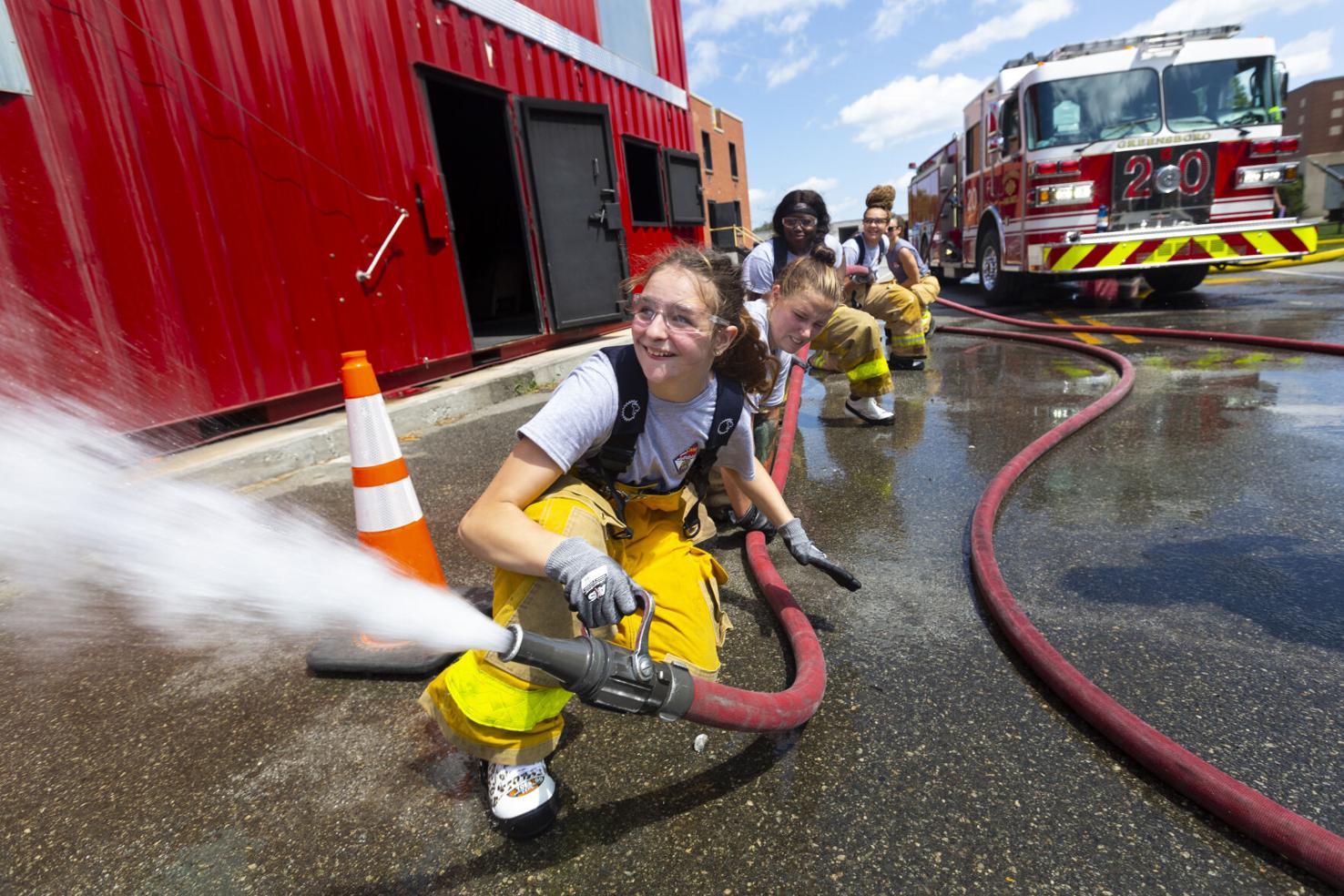 Greensboro Fire Department's Camp Spark aims to inspire girls to enter