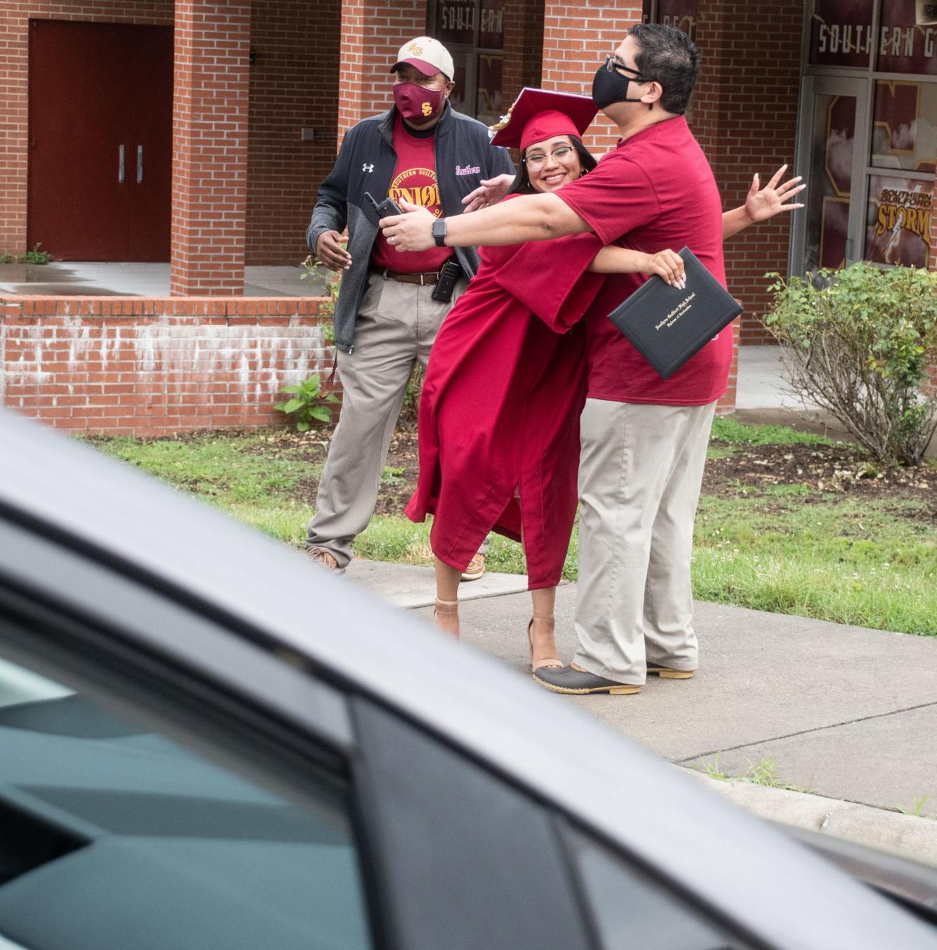 Photos Southern Guilford High celebrates drivethru graduation