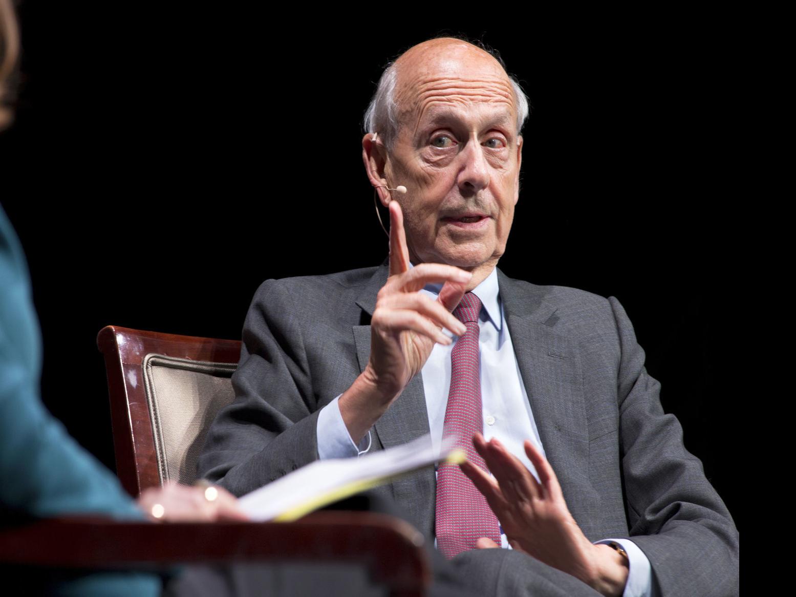 Justice Stephen Breyer Gives A Bryan Series Audience A Peek Inside The Supreme Court Education Greensboro Com