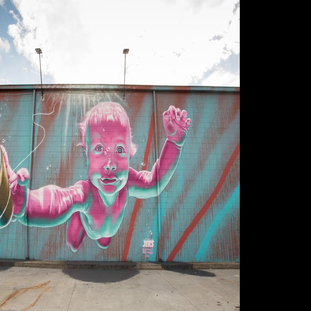 Jeks S Spray Painted Murals Part Of City S Growing Street Art