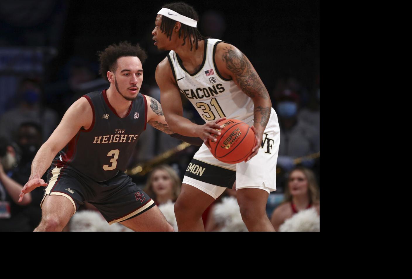 Fifthseeded Wake Forest is upset by 13thseeded Boston